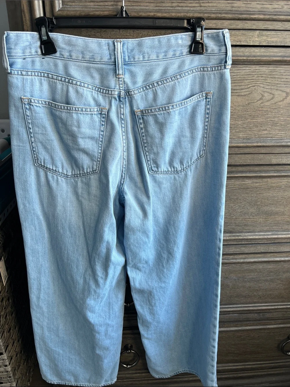 J. Crew Light Blue Wide-Leg Jeans